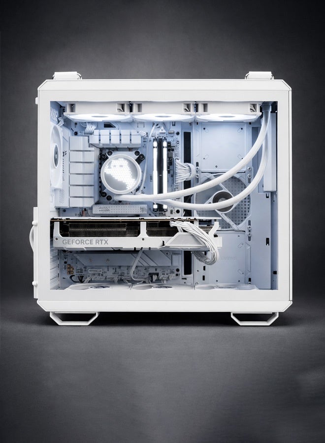 Game Sekret Spectre Gaming PC - Intel Core i9-14900K | GeForce RTX 5070Ti 16GB | 32GB DDR5 RAM-1TB NVMe SSD | 360mm w/LCD Liquid Cooler-Z790 MB-850W Gold PSU | WiFi-Bluetooth-Windows 11 Pro | Game Sekret Desktop Computer | 1 Year Warranty white - Image 2